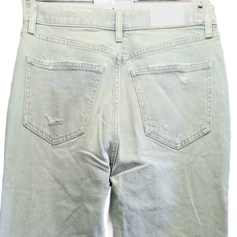 NWT PISTOLA ALEXA "LOCALS VINTAGE" HIGH RISE SPLIT FLARE 5 POCKET DENIM JEANS 26 - Picture 7 of 14
